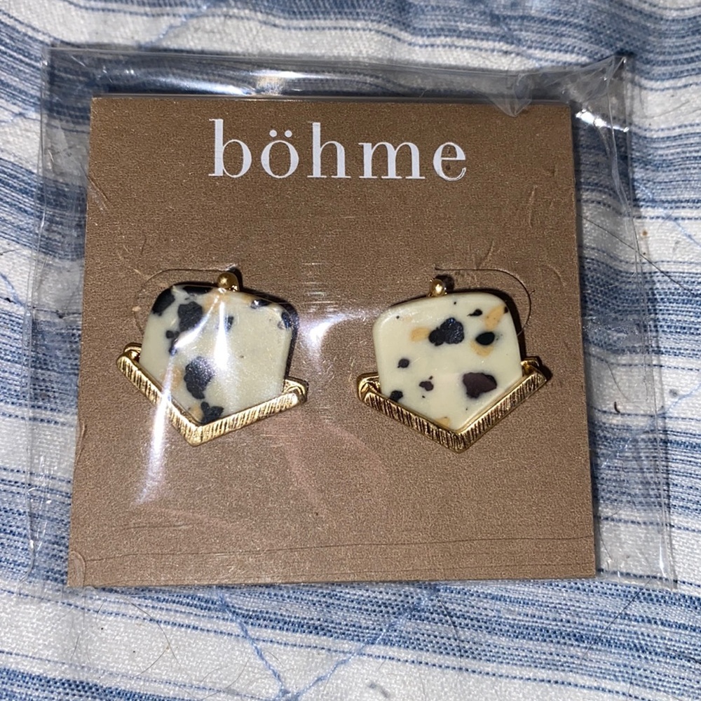 Bohme Stone Stud Earrings